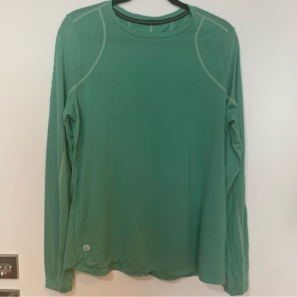 Smartwool Large Green Performance Long Sleeve Base Layer T - Picture 1 of 6